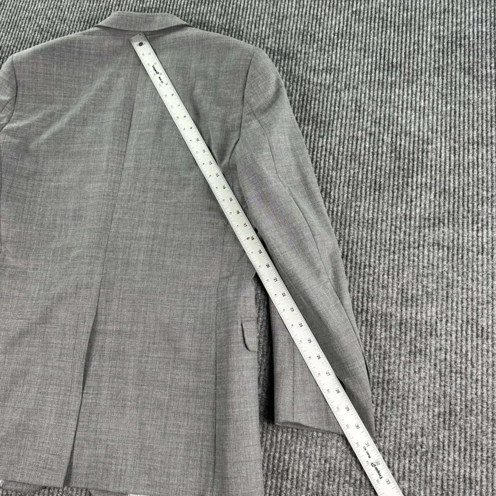 Brooks Brothers Suit Jacket 40R Gray Wool Regent Fit Explorer Silver Crest Logo